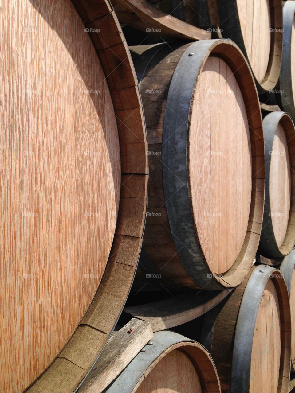 Wine barrels 