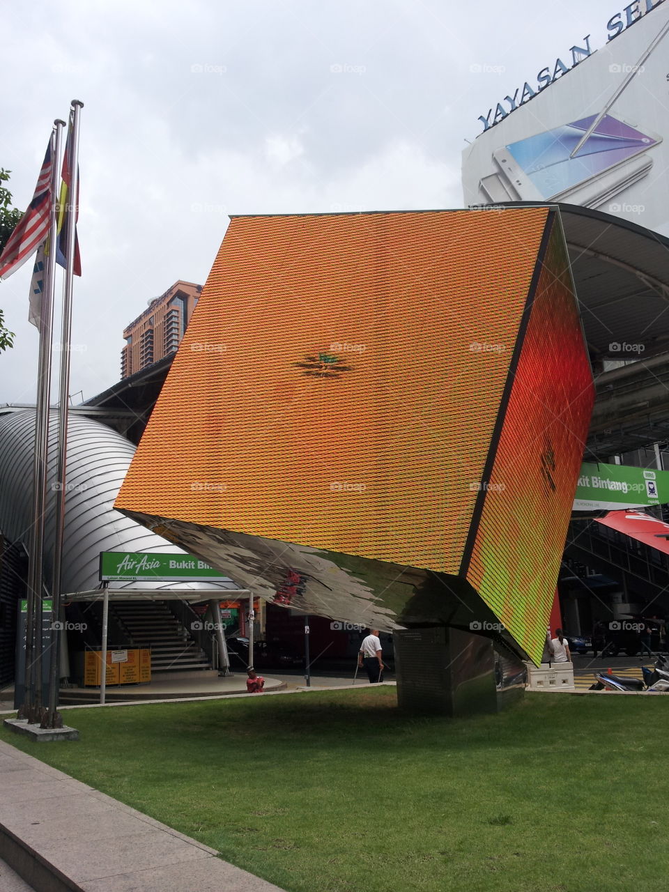Big cube. this is a big cube in time square in kuala Lumpur