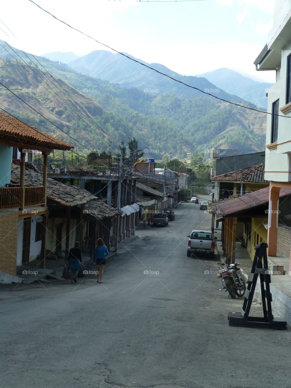 Street, village, Ecuador