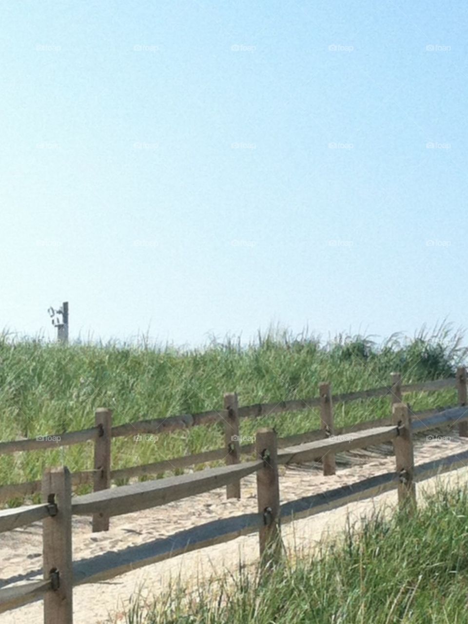 Jersey shore walkway