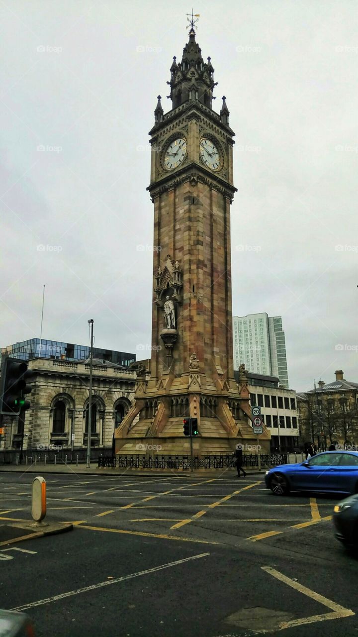 Albert clock in Belfast,Northern Ireland