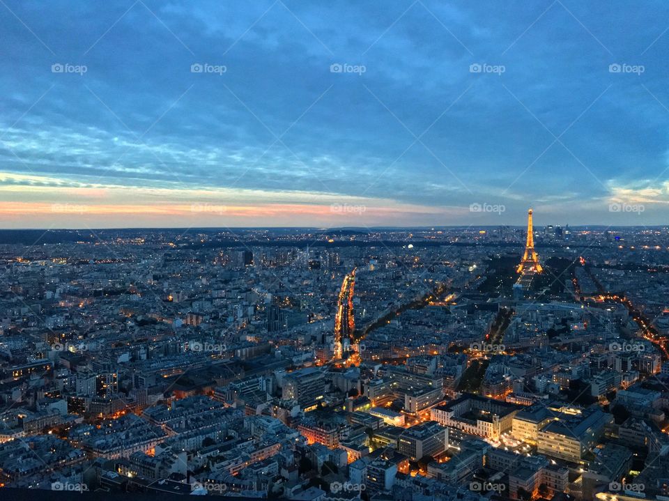 Paris skyline