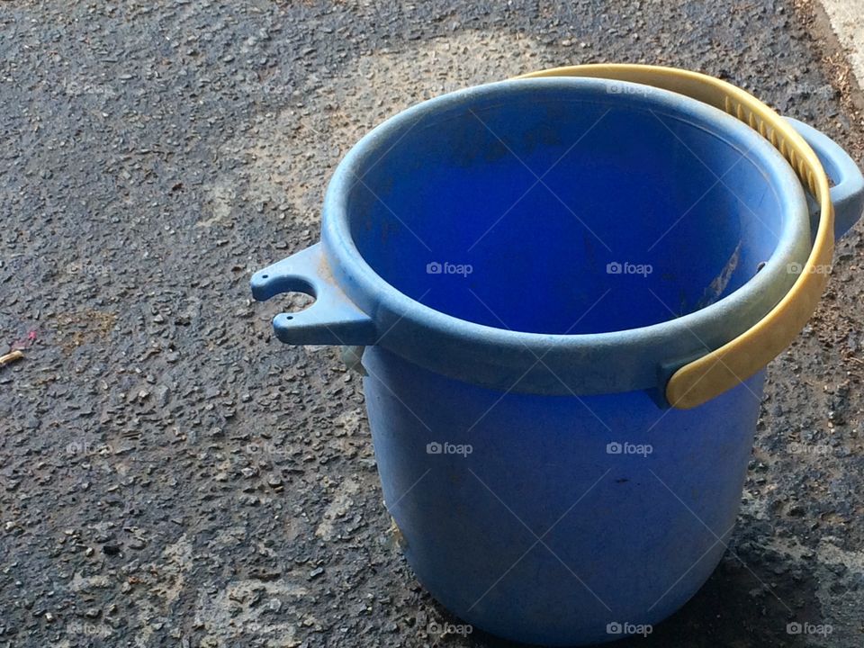 Blue bucket