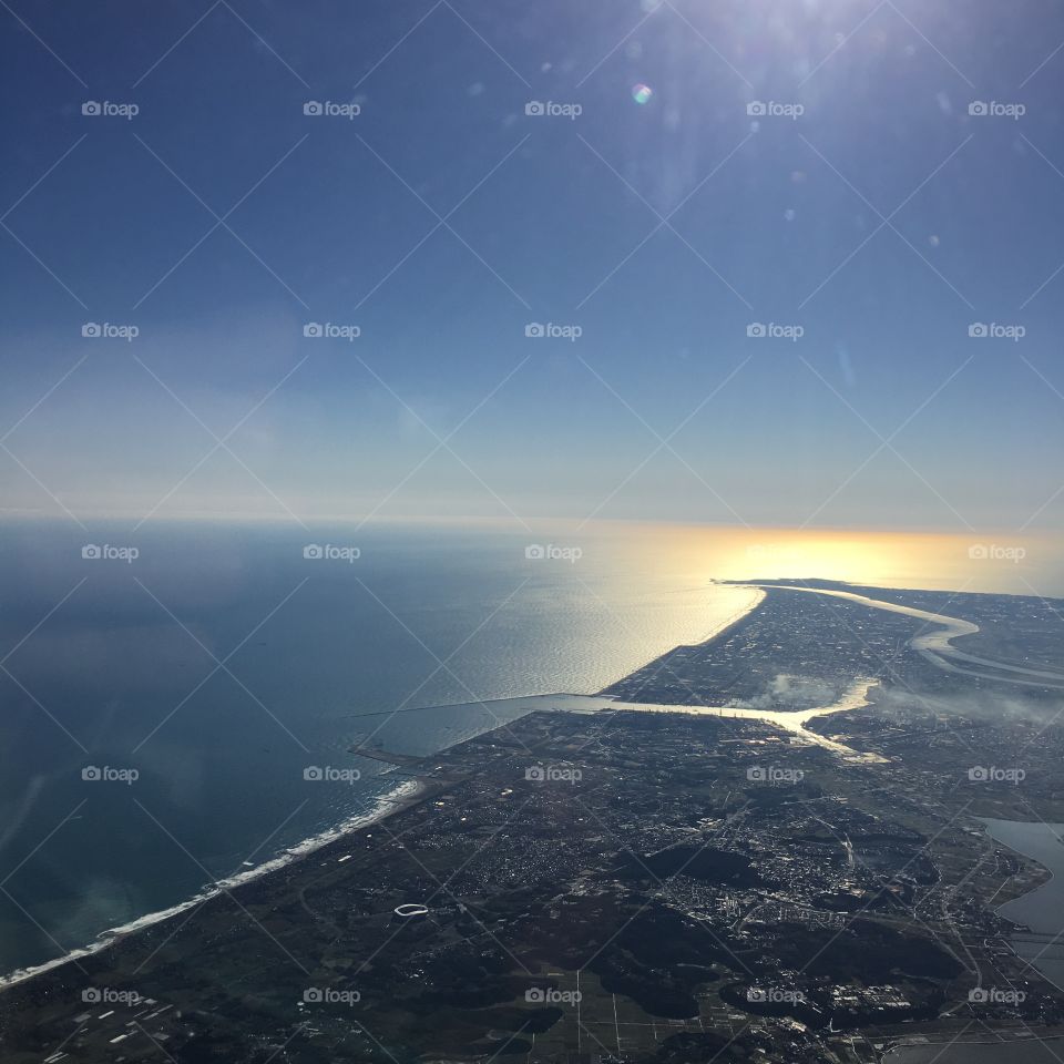 Bird's Eye View Japan Coast Line