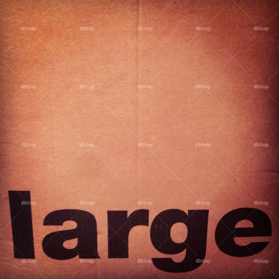 Large packing box
