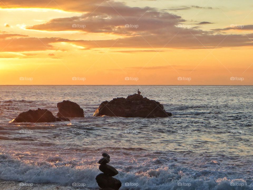 Sunrise on the beach
