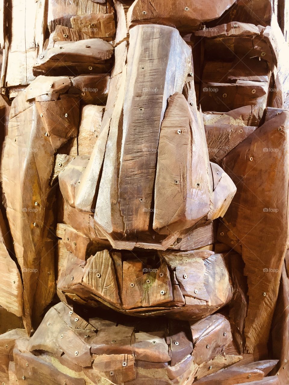 A wooden statue, from Eskişehir.
