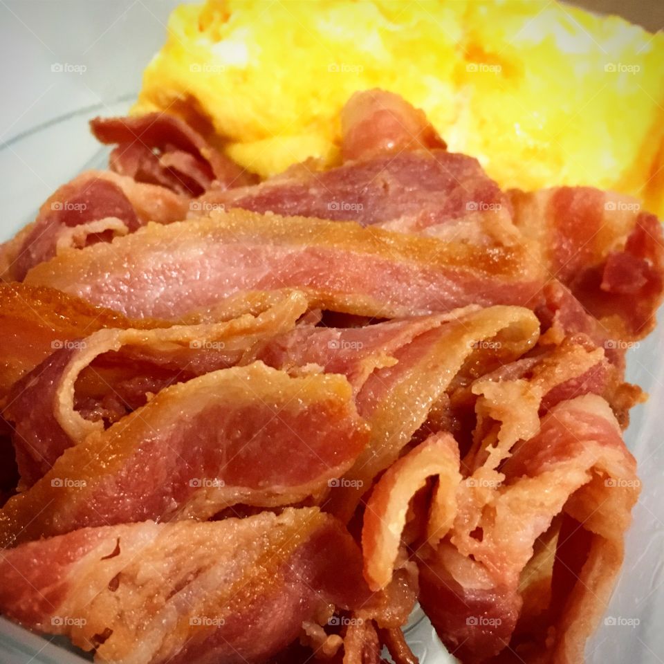 Bacon and Soft Scrambled Eggs