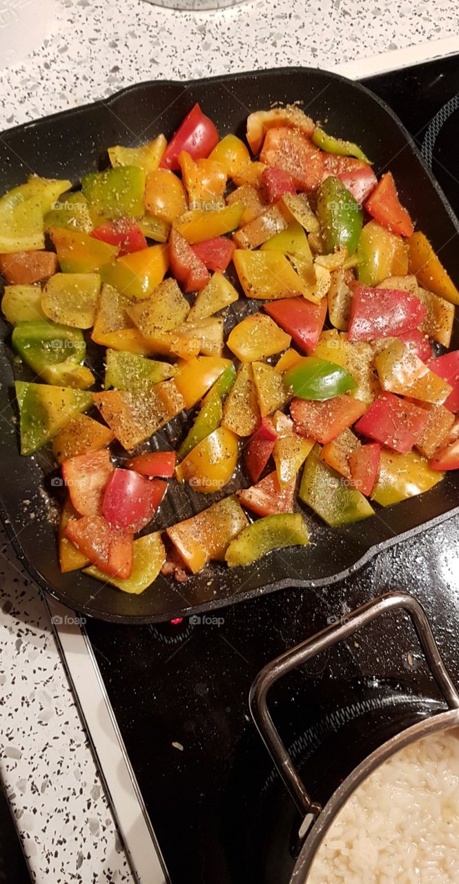 bunte Paprika 🥬🥗