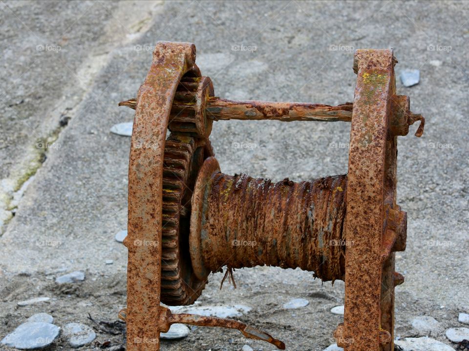 rusty winch
