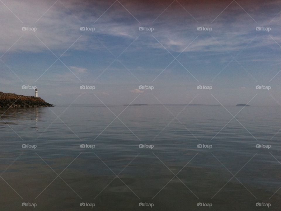 seascape with islands