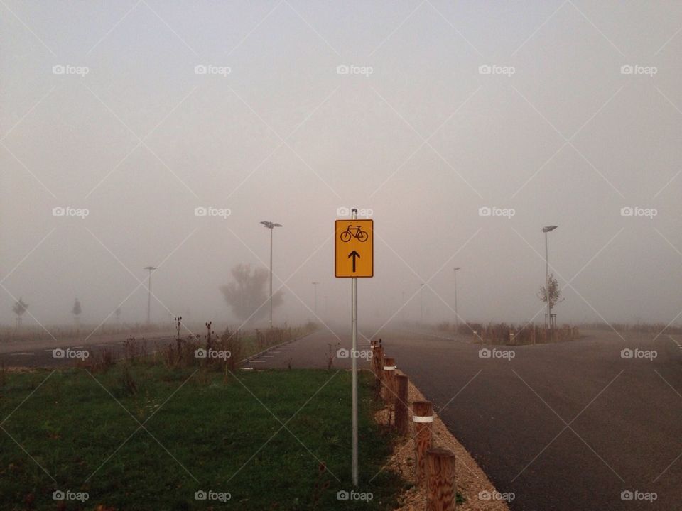 Road in fog III