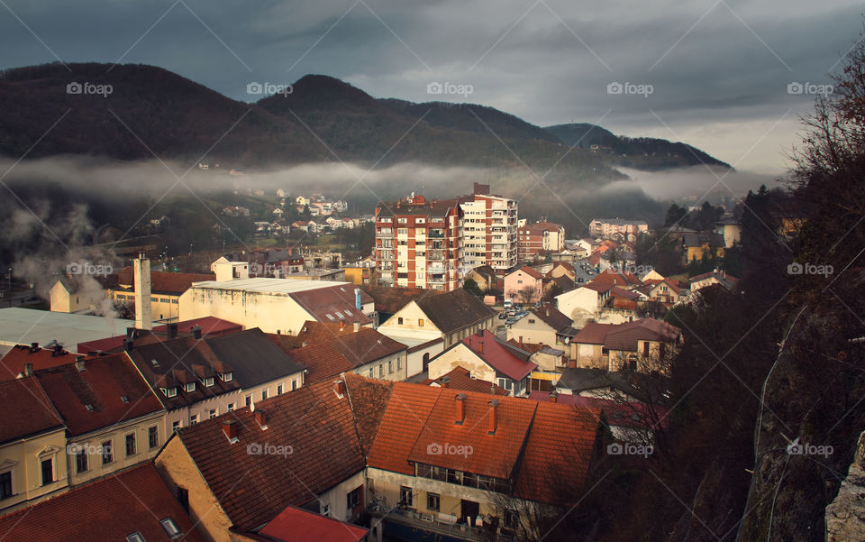 Krapina city in Croatia