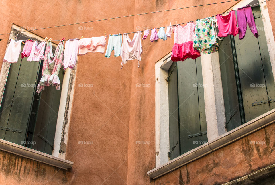 Clothesline, Hanging, Laundry Facility, Laundry, Clothespin